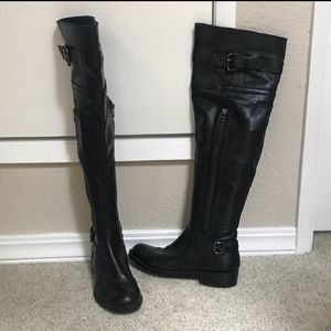 Steve Madden leather over the knee boots
